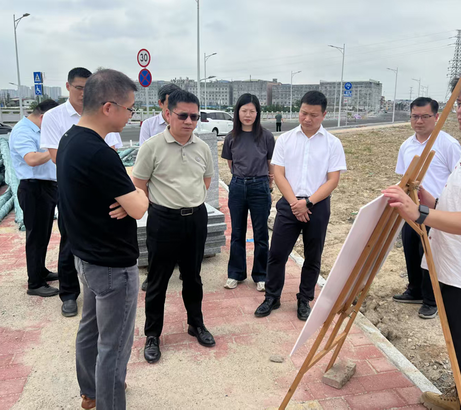 佛山市副市長陳新文調(diào)研科伺智能新總部基地建設